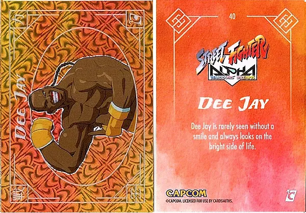2025 Cardsmiths Street Fighter Alpha - Dee Jay - Typhoon Foil #40